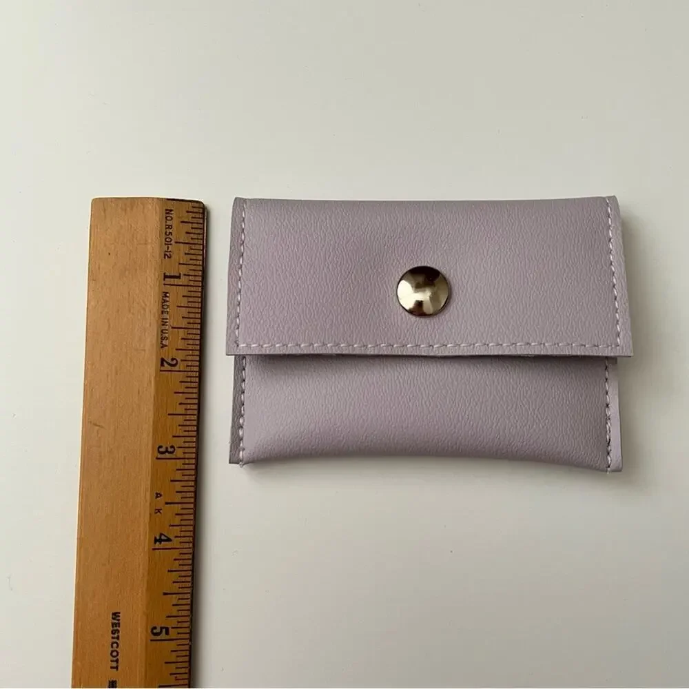 Holly Aiken Large Clutch Wallet wristlet coin purse bird navy blue lilac purple